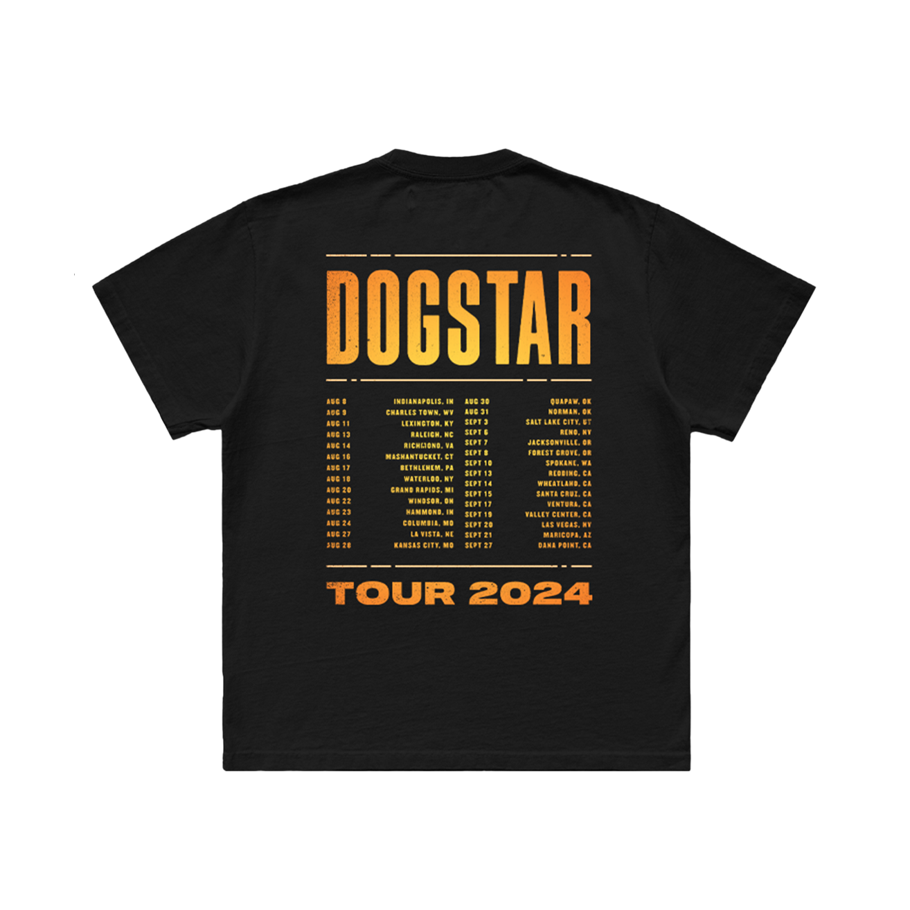 Dogstar Palms and Sun Tour T-Shirt