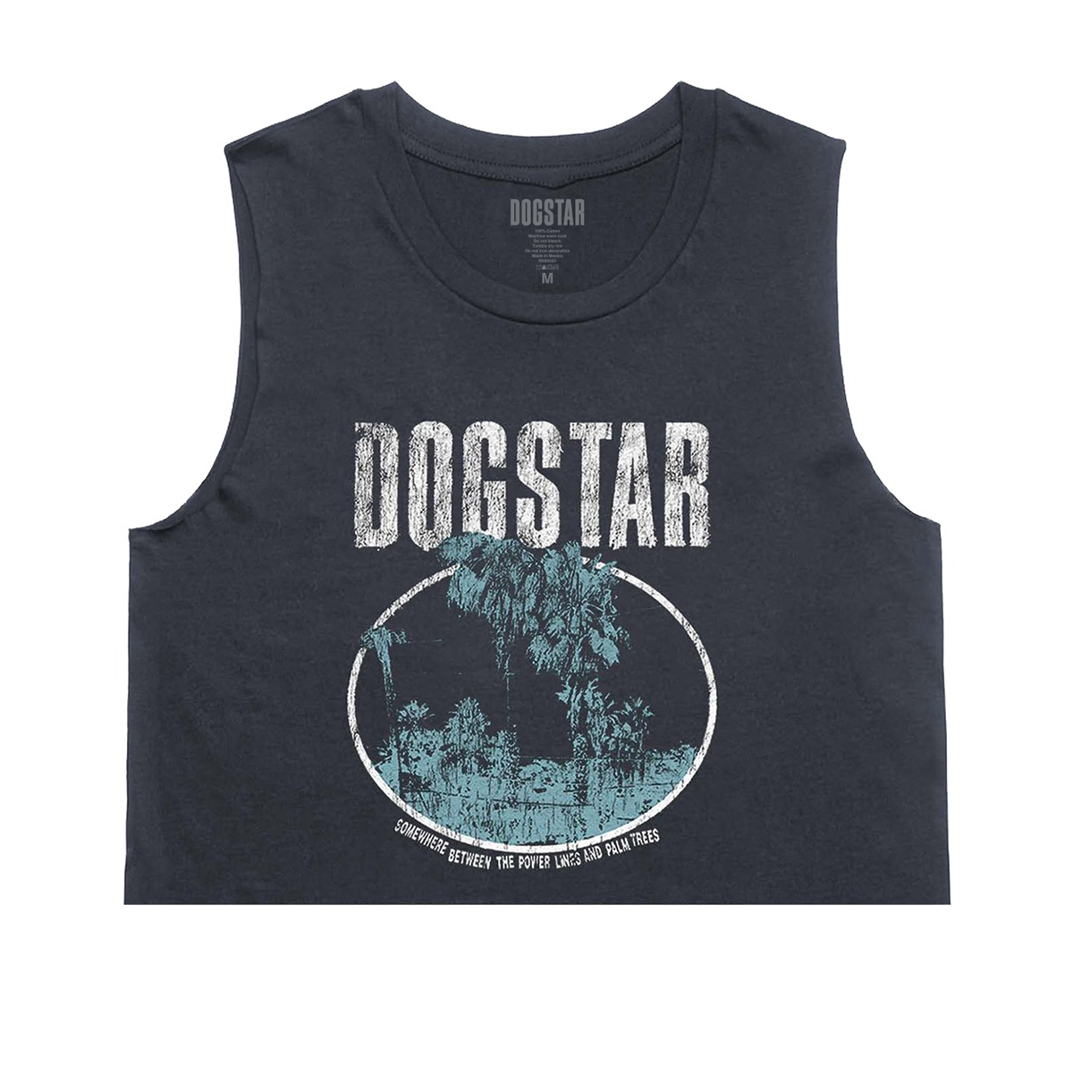 Dogstar Somewhere Between the Power Lines and Palm Trees Cropped Tank