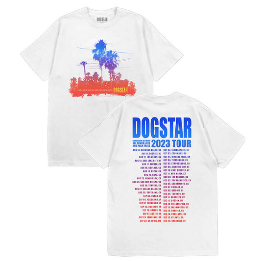 Dogstar Somewhere Between the Power Lines and Palm Trees Dated Tour 2023 Tee