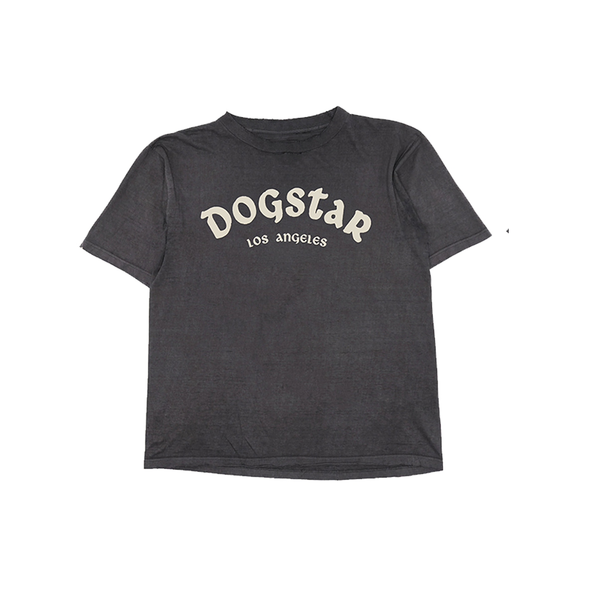 Black t-shirt with 'Dogstar Los Angeles' text 