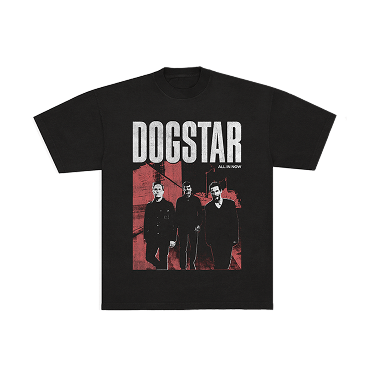 Black t-shirt with 'DOGSTAR' graphic design
